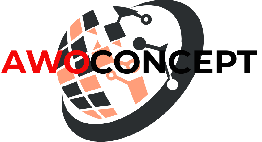 Awoconcept digital marketing and wordpress website design logo